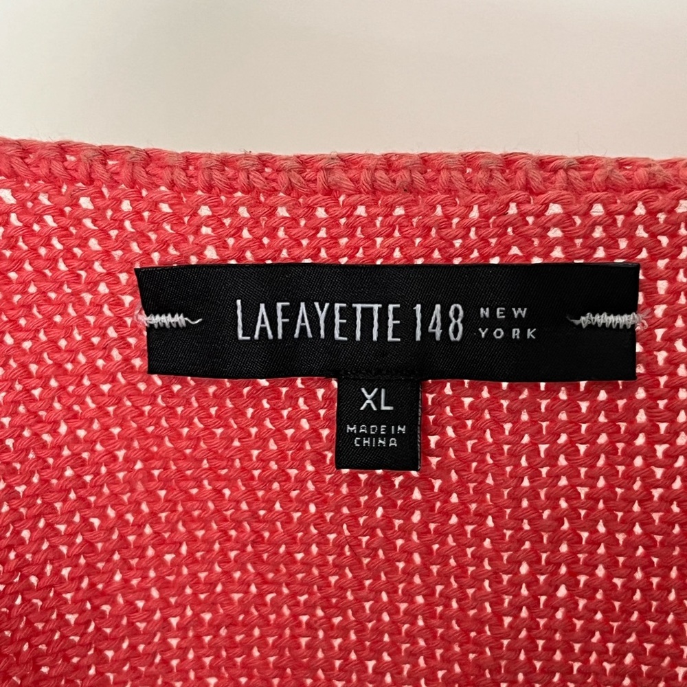 Lafayette 148 coral cardigan - Picture 2 of 10
